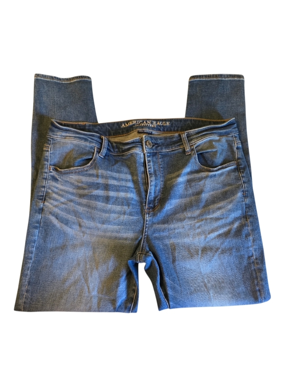 American Eagle Outfitters Men’s Dark Blue Slim Straight Jeans